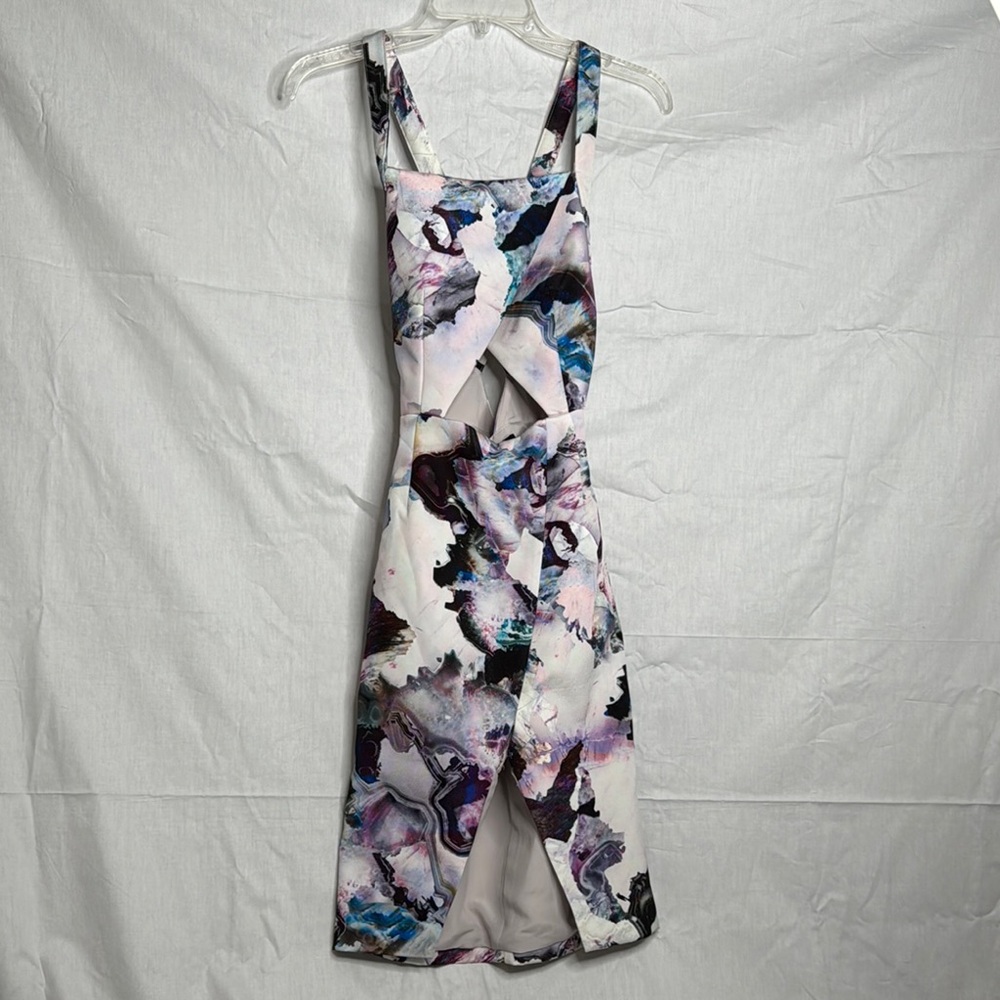 Multicolor abstract Dress